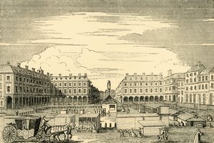 Mercado do jardim de Covent, olhando para o leste, 1881. de Unbekannt