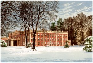 Cranbury Park, Hampshire, casa da família Chamberlayne, c1880 de Unbekannt