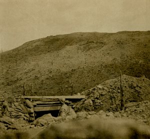 Crista da colina em Les Éparges, norte da França, c1914-c1918. de Unbekannt