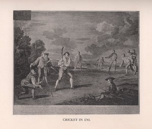 Críquete em 1743 1912 de Unbekannt