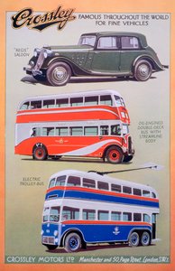 Anúncio de Crossley Motors, 1937 de Unbekannt