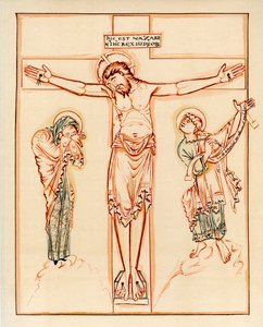 Crucificação, 980-1000 AD de Unbekannt