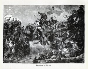 Cruzados em batalha, 1882 de Unbekannt