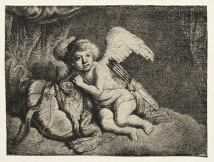 Cupido em repouso, 1600s. de Unbekannt
