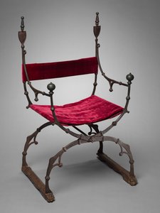 Cadeira Dobrável Curule, c. 1450-1500. de Unbekannt