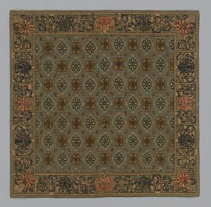 Capa de almofada, China, dinastia Qing 1644-1911, c. 1900. de Unbekannt