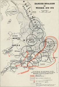 Invasão Dinamarquesa de Wessex 876-878, 1935 de Unbekannt