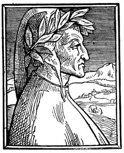 Dante Alighieri 1265-1321, poeta italiano, 1521 de Unbekannt