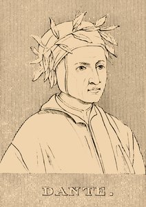 Dante, c 1265-1321, 1830. de Unbekannt