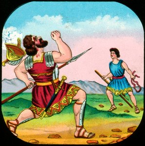David Killing Goliath de Unbekannt