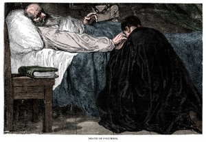 Morte de Cristóvão Colombo, 1506, 1872. de Unbekannt