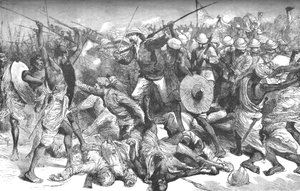 Morte do Coronel Burnaby, c1885 de Unbekannt