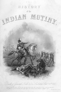 Morte do general Neill antes de Lucknow, 25 de setembro de 1857, c1860 de Unbekannt