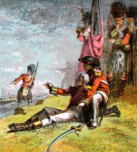 Morte do general Wolfe, 1759 c1850s de Unbekannt