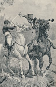 Morte do príncipe Louis em Saalfeld, 1806, 1896. de Unbekannt
