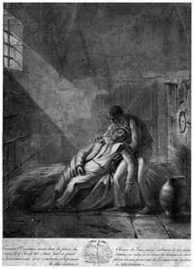 Morte de Toussaint Louverture, líder revolucionário haitiano, 27 de abril de 1803 de Unbekannt