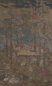 Morte do Buda Histórico Nehan-zu, século XV. de Unbekannt