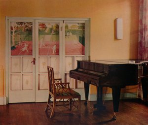 Decoração de Eric Ravilious no apartamento de Sir Geoffrey Frys, Portman Square, Londres, 1933 de Unbekannt
