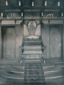 Decorações para uma sala de música de Fritz Erler, c1899 de Unbekannt
