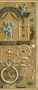 Pintura decorativa no Louvre, Paris, França, 1928. de Unbekannt