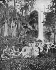 Deer Lick Falls, Mineral Springs, Virgínia, EUA, c1900. de Unbekannt