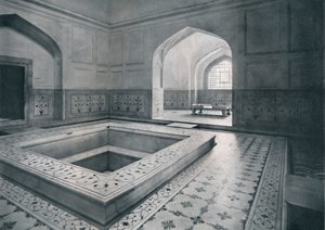 Délhi. Banhos reais no palácio, c1910. de Unbekannt