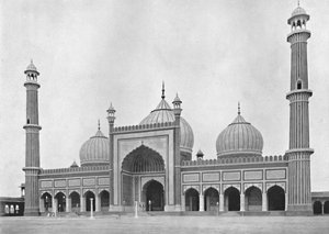 Délhi. O Jumma Musjid, c1910. de Unbekannt