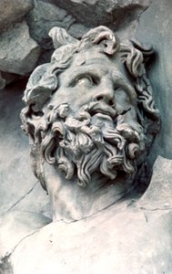 Detalhe do Grande Friso do Altar de Pérgamo, 180-159 aC de Unbekannt