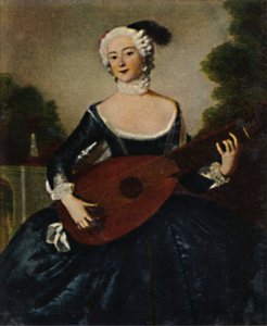 A irmã favorita Friedr. D. Gr. 1709-1758. - Pintura de Pesne, 1934. de Unbekannt