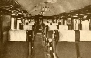 Dining-Car, região central de Londres e estrada de ferro escocesa, 1930. de Unbekannt