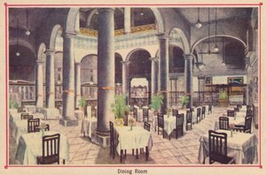 Sala de jantar - Hotel Florida - Havana - Cuba, c1910 de Unbekannt