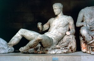 Dionísio, do frontão leste do Partenon, 447-432 aC de Unbekannt