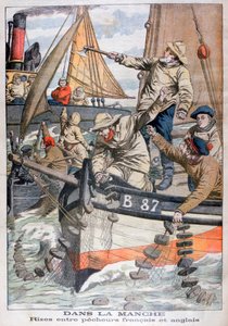 Litígio entre pescadores franceses e ingleses no Canal da Mancha, 1904 de Unbekannt