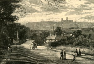 Vista distante de Lincoln, 1898. de Unbekannt