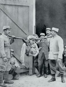 Distrações na frente, a serpente humana, França, Primeira Guerra Mundial, 1915 de Unbekannt