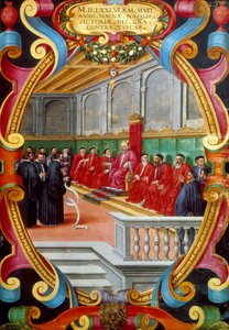Doge de Veneza e seu conselho, final do século XVI de Unbekannt