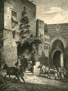 Porta dos Mamelucos, A Cidadela, Cairo, 1890. de Unbekannt