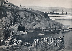 Douglas - o balneário em Port Skillion, 1895 de Unbekannt