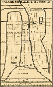 Dr. Stukeleys Plano do Campo em St. Pancras, c1750, c1876. de Unbekannt