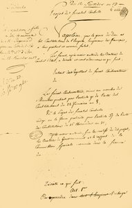 Esboço do ... restabelecimento do calendário gregoriano, 29 de agosto de 1805, 1921. de Unbekannt