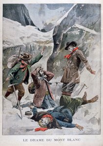 Drama no Mont Blanc, Alpes, 1902 de Unbekannt