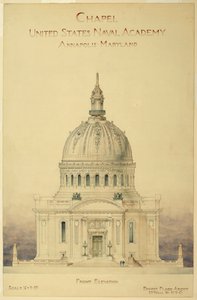 Desenho, Capela, Academia Naval dos E.U.A. de Unbekannt