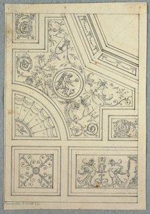 Desenho, Design para um teto, ca. 1800 de Unbekannt