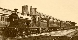 Dublin-Belfast Express, grande estrada de ferro da Irlanda do Norte, 1930. de Unbekannt