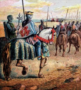 Duque Robert vai para a Palestina, século XI, c1850 de Unbekannt
