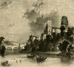 Catedral de Durham do sudoeste, 1898. de Unbekannt