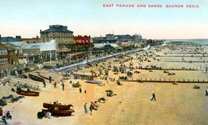 East Parade and Sands, Bognor Regis, Sussex Ocidental, 1950 de Unbekannt