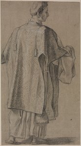 Eclesiástico visto de trás, c. 164548. de Unbekannt