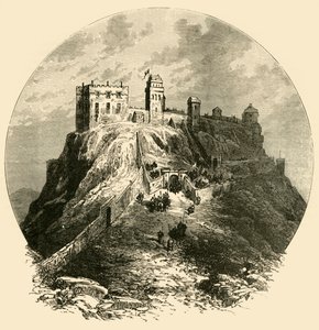 Castelo de Edimburgo, como era antes do cerco de 1573, 1890. de Unbekannt