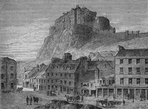 Castelo de Edimburgo, c1880 de Unbekannt